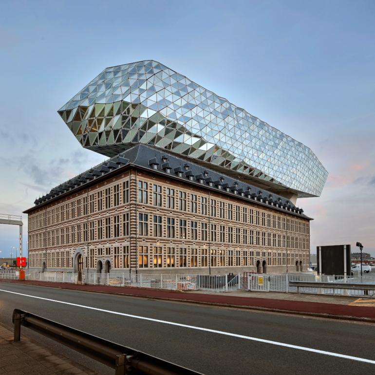 Antwerp Harbor by architect Zaha Hadid