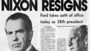 Nixon resign